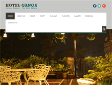 Tablet Screenshot of hotelgangashimla.in
